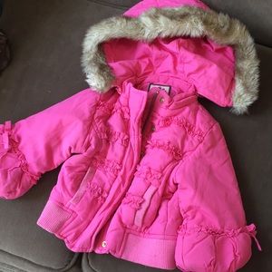 Pink winter jacket